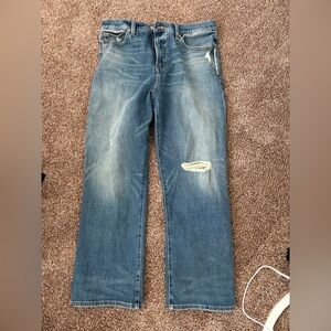 Lucky Brand Men's Distressed Blue Jeans